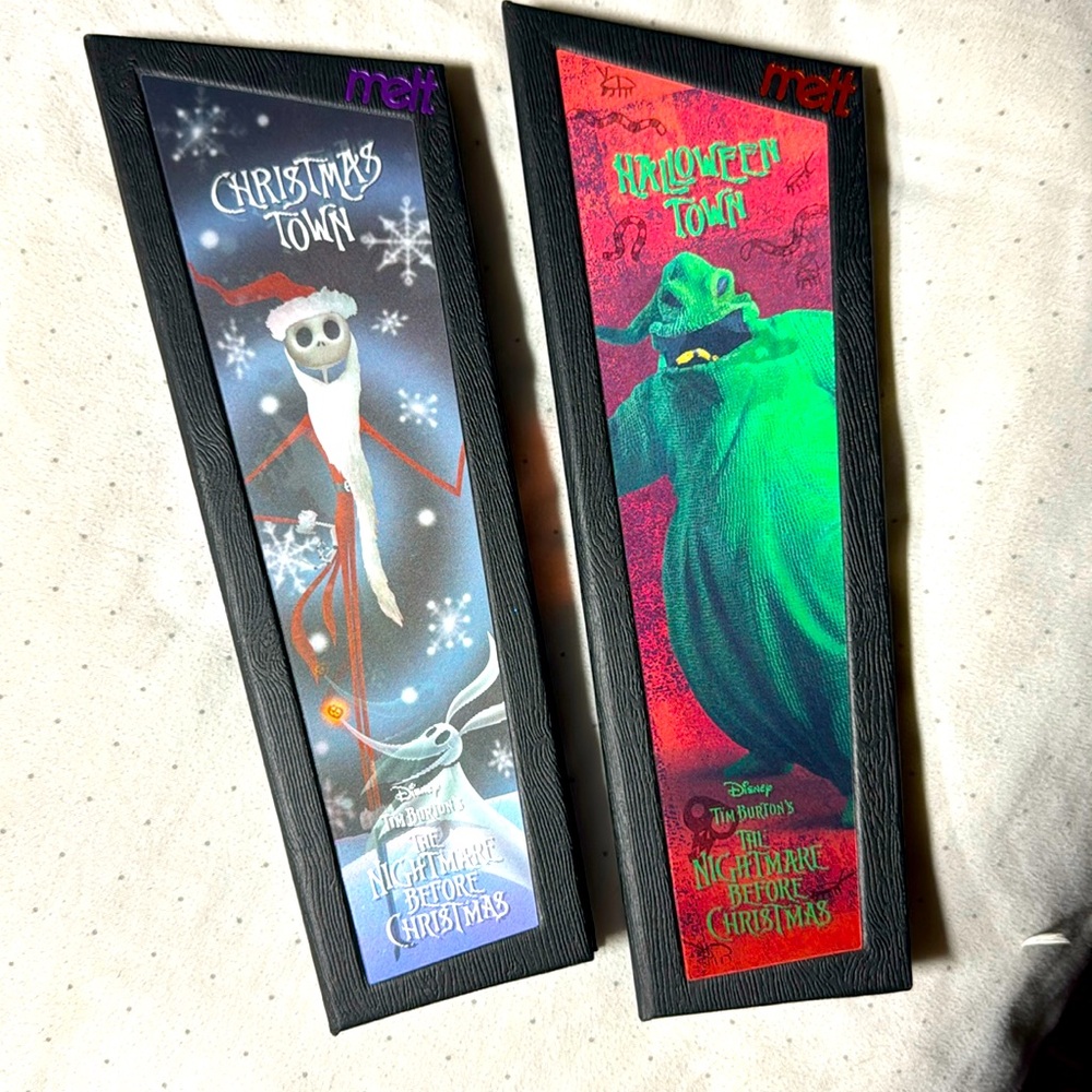 Melt Cosmetics Nightmare Before Christmas Halloween Town/Christmas Town Palettes